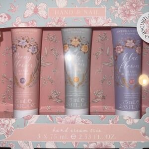 Asquith & Somerset Floral Hand Cream‎ Set | 3pc Gift Box Shea Butter NIB